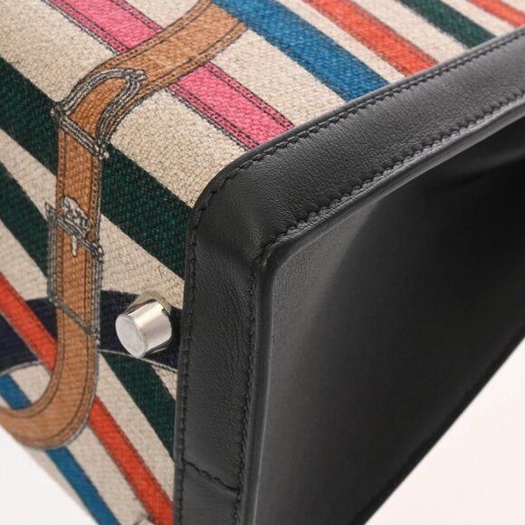 HERMES Kelly 32 Outside stitching Cavalcadour beige bag 800000136675000 - Picture 7 of 10